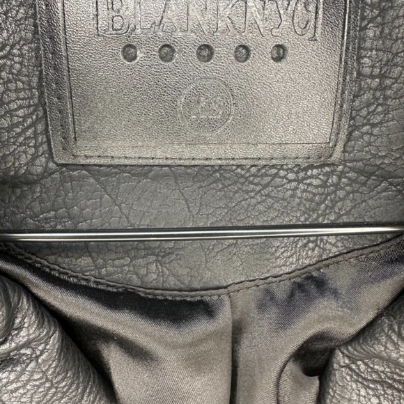 Blank NYC leather like motorcycle jacket NWOT - Picture 12 of 13